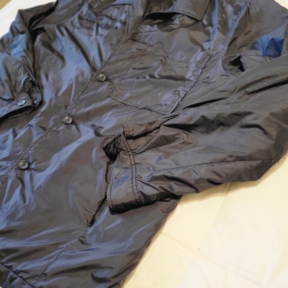 Kenneth Cole N.Y. men's black button down light wind breaker jacket size Large - Picture 13 of 16